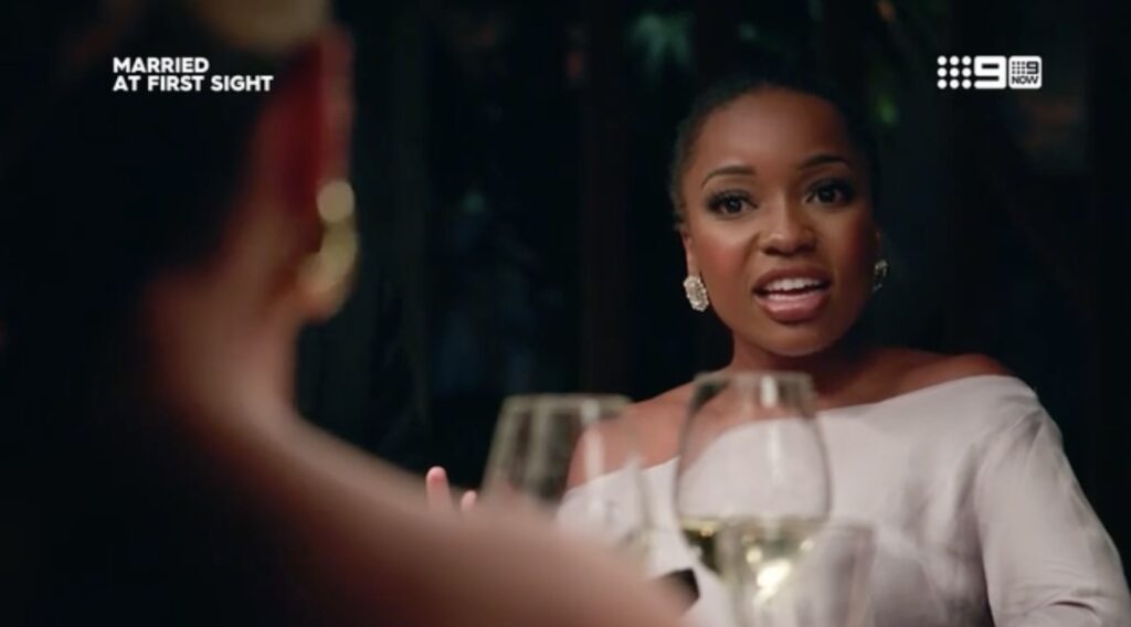 Go off, Cassandra! MAFS. Nine